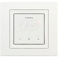 Терморегулятор сенсорный Terneo sx unic для рамок Unica по Wi-Fi 3.6кВт 16А бежевый картинка 